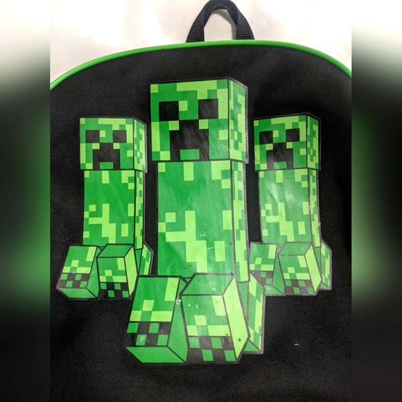 Minecraft Kids 16 inch Creepers Backpack - Picture 3 of 11